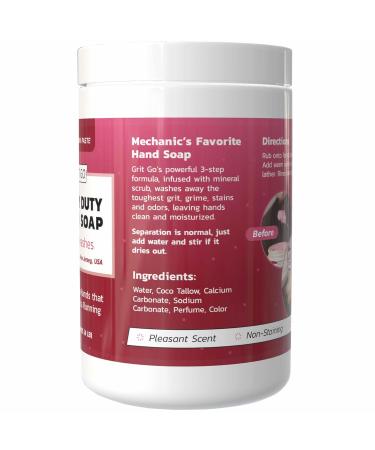 Industrial Hand Soap Heavy-Duty Gritty Hand Cleaner for Mechanics Construction Workers & More Removes Grease Oil Rust & Paint Moisturizing & Exfoliating Hand Paste (4 lb) 64 Ounce (Pack of 1) - Buy Online on GoSupps.com