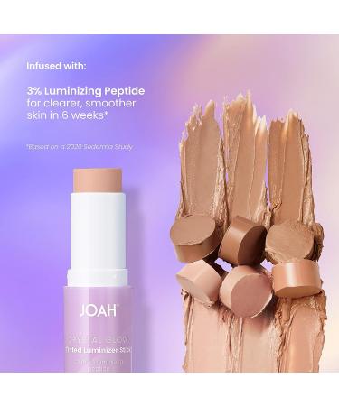 JOAH Beauty Crystal Glow Tinted Luminizer Stick - Multitasking Korean Makeup Highlighter and Bronzer Stick - Buy Online on GoSupps.com