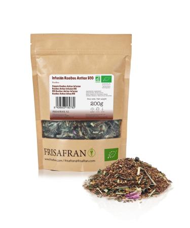 FRISAFRAN Bio Bulk antioxidant Rooibos Infusion 200g rooibos roibos Relaxing drink Sensory experience Unique taste Natural infusion Loose leaves Nutritious Moisturizing Antioxidant Rooibos 200g