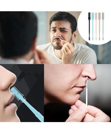 5 PCS 360 Degree Rotating Nose Hair Trimmer Set for Men and Women | Manual Nose Hair Remover with Scissors and Ear Trimmer - Buy Online on GoSupps.com