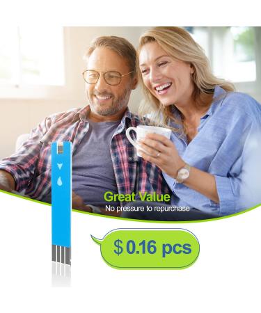 AUVON I-QARE DS-W Glucose Test Strips (200 Count) for AUVON DS-W Meter - No Coding Required - Buy Online on GoSupps.com