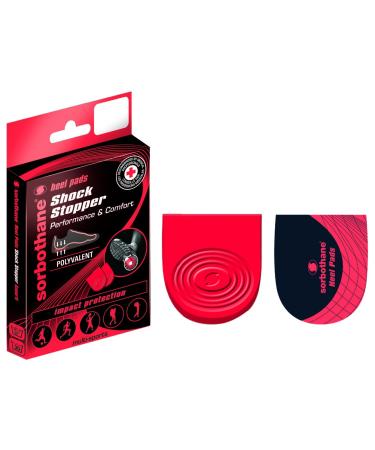 Sorbothane heel inserts shock absorbing size L for shoe size 43-46
