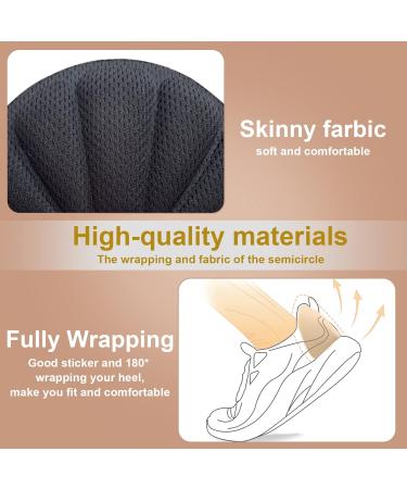4-6 Pairs Self-Adhesive Heel Cushion for Women Men - Anti-Slip Heel Grip Pads for Shoes - Comfortable Heel Blister Protectors - Buy Online on GoSupps.com