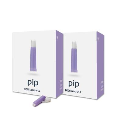 Pip Lancets - 200 Count Value Pack - 30G x 1.6MM - Purple