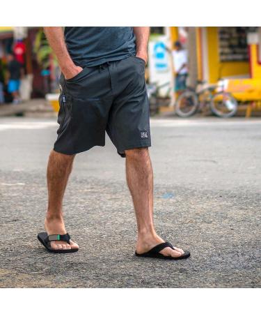 PARAKITO Mosquito Sandals for Men | DEET-Free Citronella Essential Oil Protection | Camping, Hiking, Travel | 11 Oshee Black - Buy Online on GoSupps.com