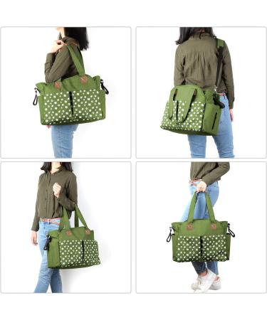Homlynn Baby Nappy Changing Tote Bag Satchel - Classic Grey | 12 Pockets, Large Storage, Pram Straps | Ideal for Travel & Diaper Essentials - Buy Online on GoSupps.com