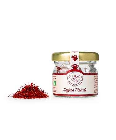 Scarlet Saffron, Finest Pure Premium All Red Spanish Saffron Threads, Grade A+, Highest Grade Saffron for Tea, Paella, Rice, Desserts, No Artificial, No Preservatives (0.5 Gram | 0.017 Ounce)