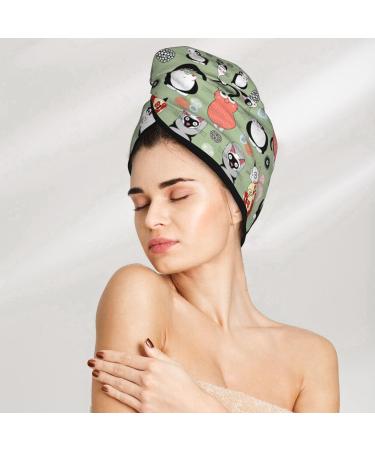 Lovely Cartoon Cats Hair Cap | Quick-Dry Coral Velvet Towel Wrap for Travel & Home - Perfect for Men & Women - Buy Online on GoSupps.com