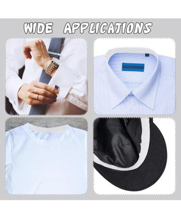 Disposable Collar Protectors for Men's Shirts - 2 Rolls Sweat Pads Self-Adhesive Invisible Sweat Stain Guards - Buy Online on GoSupps.com