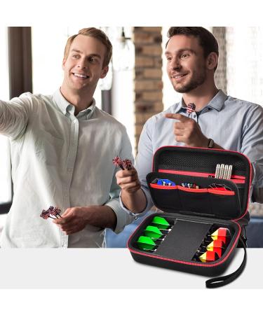 Dart Case Holder Organizer for Steel Tip & Soft Tip Darts - Carrying Bag for Tips, Shafts, Flights & Accessories (Box Only) - Buy Online on GoSupps.com