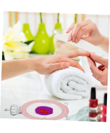  HONMEET 1Pc Palette Artist Mixing Acrylic Showing Nail Display Board Foundation Tray Display Acrylic Nail Art Flakes Reconcile Alloy - Buy Online on GoSupps.com