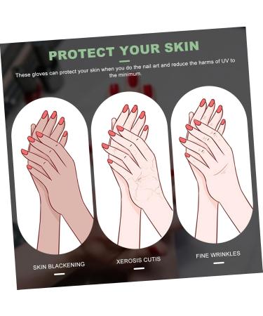 Healeved 2 Pairs Nail Gloves Protection Elastic Spandex Sleeve - Buy Online on GoSupps.com
