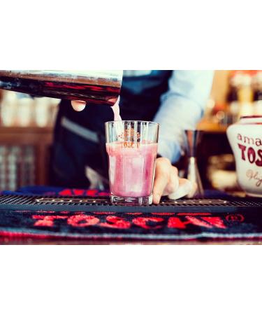 Toschi Strawberry Mint Pomegranate Syrups for Cocktails - 3 x 1 Litre + Italian Gourmet Polpa 400 g - Buy Online on GoSupps.com