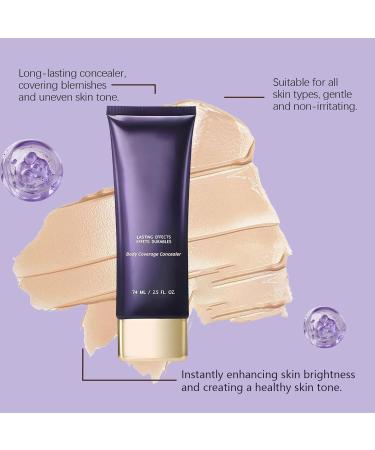  homomdy Body concealer long-lasting body concealer cream antiperspirant covering for legs waterproof non-transferable moisturizing even natural and radiant effect. (1 pc) - Buy Online on GoSupps.com