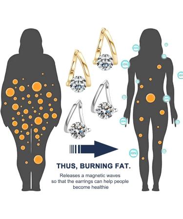 Lymphvity Magnetic Therapy Germanium Earrings 2 Pairs for Lymphatic Drainage Fatigue Relief & Weight Reduction - Buy Online on GoSupps.com