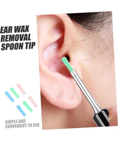 CTIRCHIU 15pcs Ear Wax Remover Sleeves Soft Ear Cleaning Tool Covers for Safe Wax Removal Fun Design Blue Green Pink - Buy Online on GoSupps.com