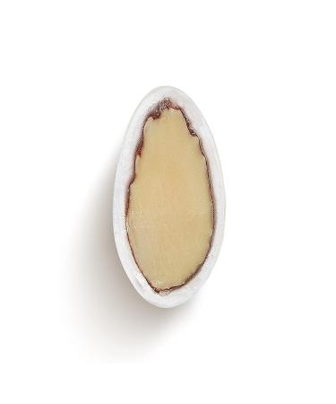 One-on 1kg White-Rosa Pearl Almonds - Wedding Sugar Almonds & Confetti for Guest Gifts | Baptism Candy Bar Sweets - Buy Online on GoSupps.com