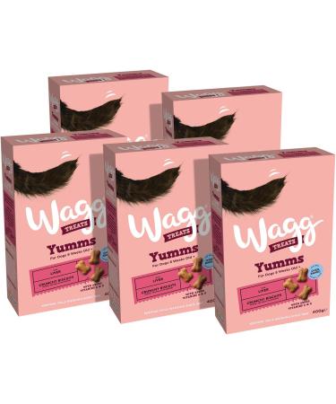 Wagg Yumms Liver Dog Treats 400g (Pack of 5) - Oven Baked - Buy Online on GoSupps.com