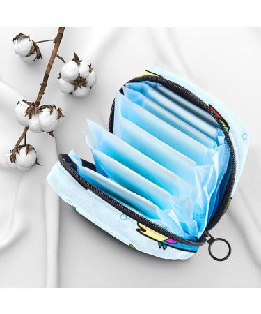 Buy Cute Fish Pattern Women's Binding Bags | Tampon Storage & Zip Pockets - Multi-Functional Menstrual Bags - Buy Online on GoSupps.com