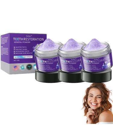 Oyikey Teethrestoration Mineral Powder Oyikey Tooth Health Mineral Powder - Effective in Strengthening Teeth and Gums Oyikey Teeth Restoration Mineral Powder - Protect Gums (3PC)