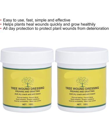 Xiuganpo Tree Wound Division Effective 2set 100 G Protect Plant Tree Wound Pruning Sealer with Brush for Garden Plants Grafting - Buy Online on GoSupps.com