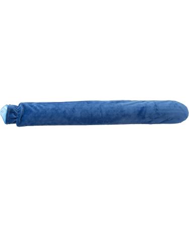 Long Hot Water Bottle with Cover for Neck Shoulder & Stomach 80cm / 2.5L Blue | Comfort & Relief - Buy Online on GoSupps.com