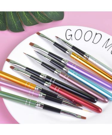 10-Piece Professional Nail Brush Set | Gel Acrylic & Nail Art Brushes - Individually Packed for Ultimate Precision - Buy Online on GoSupps.com