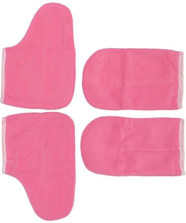 TOPINCN Doublures de Pieds en Cire Jetables en Flanelle Rose Paraffine en Tissu D'isolation Thermique Couvre-pieds ABS et Flanelle - Buy Online on GoSupps.com