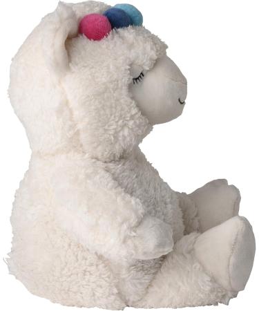 Warmies Alpaca Heat Cushion & Soft Toy | Millet Lavender Filling | 35cm | 750g | White | International Shipping - Buy Online on GoSupps.com