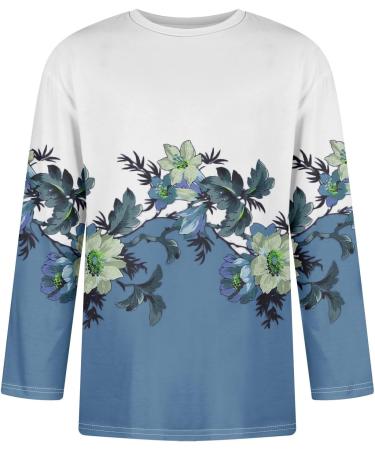 Men's 3/4 Arm Rundhals Shirt - 3D Print Casual Summer T-Shirt Regular Fit Baseball Shirt Light Rugby Shirt up to 4XL in Sky Blue - Buy Online on GoSupps.com