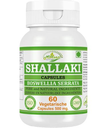 Morsan Nutraveda Shallaki Boswellia Serrata Capsules 100 pure and natural herbal supplement Supports joint health flexibility and strength Ayurvedic wellness 2 - Buy Online on GoSupps.com