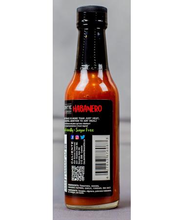 Caliente Hot Sauce Company - Fresh Habanero - Buy Online on GoSupps.com