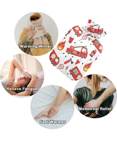 Buy Naanle Fire Engine Heat Bottle - 2L Transparent Hot Water Bottle for Pain Relief & Therapy | Large Bed Hand & Foot Warmer - International Shipping - Buy Online on GoSupps.com