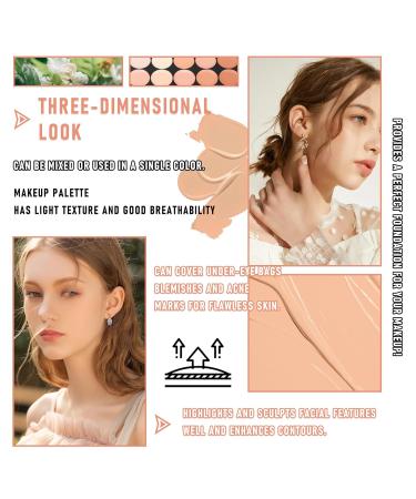 15 Colors Concealer Makeup Palette - Full Coverage Color Corrector & Contour Cream with Foundation Brush | Shop Internationally - Buy Online on GoSupps.com