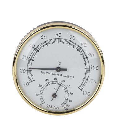Hygro-Thermometer for Saunas & Home Decor | Indoor Metal Dial | Best Sauna Room Accessories - Buy Online on GoSupps.com