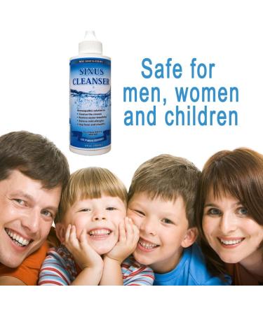 Sinus Cleanser - Natural Nasal Cleaner for Allergy Relief and Congestion - 4 fl.oz - Buy Online on GoSupps.com