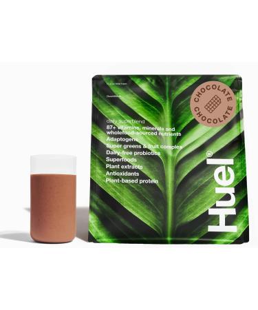 Buy Huel Daily Superblend Chocolate Powder - 25g Plant-Based Protein Super Greens & 87 Essential Vitamins | Eco-Friendly & International Shipping - Buy Online on GoSupps.com