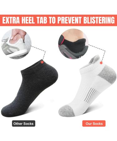 Ilovdaisy Women's Sneaker Socks - 5 Pairs of Breathable Cotton Ankle Sports Socks (Size 35-42) - Multicolored Running Comfort - Buy Online on GoSupps.com