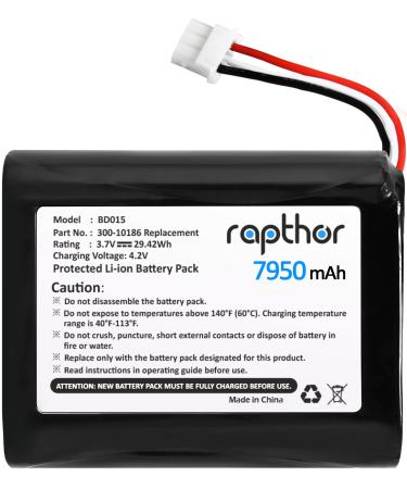 rapthor 7950mAh Replacement Battery 300-10186 for ADT Command Smart Security Panel 3.6V / 3.7V / 4.2V 29.42Wh