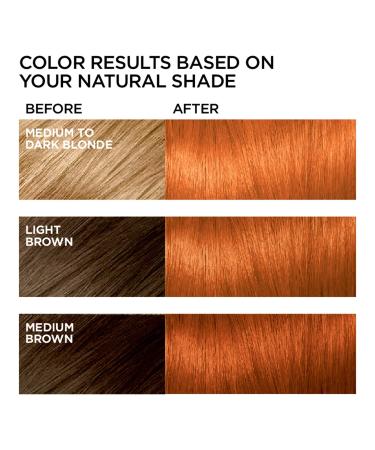 L'Oreal Paris Feria C74 Intense Copper Hair Color 2-Pack - Permanent Hair Dye - Buy Online on GoSupps.com