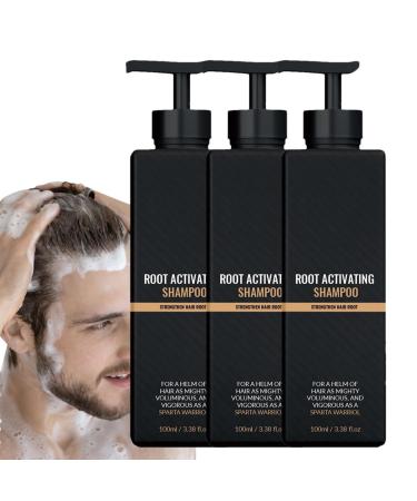 JPSDOWS Hair Growth Shampoo - Strengthening Hair Shampoo - 100ml Daily Moisturizing Natural Shampoo for Thinning Hair Types Men and Women Jpsdows