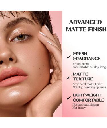 Matte lipstick set small lipstick set 6x long-lasting velvet lip gloss kit candy lip gloss pills - Buy Online on GoSupps.com