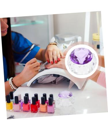 FRCOLOR Glitter Containers Nail Glass Cup 6x6cm Purple - Buy Online on GoSupps.com