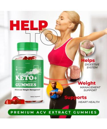 Divinity Labs Keto ACV Gummies - Advanced Weight Loss Formula with Apple Cider Vinegar | 60 Count - Buy Online on GoSupps.com