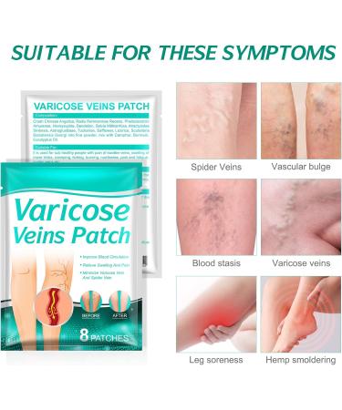 Remove Varicose Veins 16 Pcs Spider Vein Patch | Effective Treatment for Legs Care - Buy Online on GoSupps.com