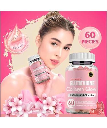 Glutathion Collagen Glow Gummies glutathion Collagen Glow Gummies pour taches sombres 60 pi ces/flacon de glutathion cor en pour femmes bonbons g lifi s au collag ne cor en pour taches - Buy Online on GoSupps.com
