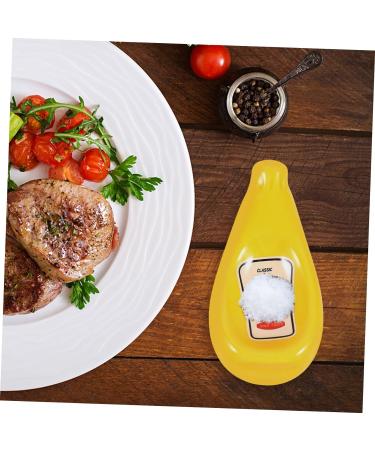 HOMSFOU 2 Pcs Soy Sauce Dish Condiment Bowl Ceramic Jewelry Dish Asian Sauce Bowls Condiment Bowls Ceramic Sauce Bowl Fork Stand Ceramics Ceramic Plate Modeling Dinner Party Yellowx2pcs 11.5X5.7X2.7CMx2pcs - Buy Online on GoSupps.com