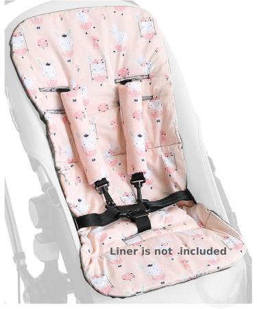 Harness Seat Belt Strap Covers - Padded Universal Set of 2, Reversible Design (Swing/Grey) - Buy Online on GoSupps.com