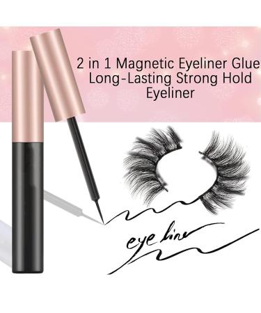 Buy Magnetic Eyeliner for Magnetic Eyelashes - Waterproof Smudge Proof Quick-Drying Liquid Black Liner for All-Day Hold | International Shipping Available - Buy Online on GoSupps.com
