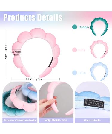 Manic Spa Headband for Women 3 Pack - Ideal for Makeup, Yoga, Shower, Skincare - Buy Online on GoSupps.com